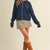 Marled Knit Sweater Cardigan - MIDNIGHT BLUE