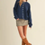 Marled Knit Sweater Cardigan - MIDNIGHT BLUE