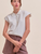 Cap Sleeve Collared Sweater Vest - IVORY