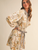 Exclusive Mixed Print Button Down Mini Dress - EGGSHELL MULTI