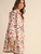 Exclusive Print Blanket Stitch Buttoned Mini Dress - CREAM MULTI