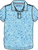 Boys Blue Western Bandana Knit Short Sleeve Performance Polo