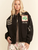 West Coast Rodeo Embroidered Bomber Jacket - BLACK