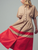 Colorblock Button-Up Cotton Midi Dress - CAMEL
