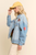West Coast Rodeo Embroidered Denim Jacket - Light Denim