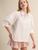 Puff Sleeve Button Down Top - WHITE