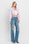 90's Vintage Super High Rise Flare Jeans