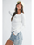 Henley Long Sleeve Top - WHITE