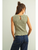 Sleeveless with All Over Smocking Top - SAGE