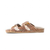 FALLING FEATHER SANDALS IN DARK BROWN