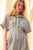 Striped Buttondown Shirt Dress - Navy Stripe