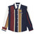 Boys Vintage Brushpopper Stripe Shirt - Navy Multi
