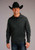 MENS SWEATER STETSON ELBOW PATCH KNIT IN GREY