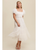 Tulle Smocked Puff Sleeve Midi Dress