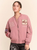 WEST Coast Rodeo Embroidered Bomber JackeT - PINK