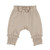 Organic Smocked Bubble Pants - OATMEAL
