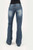 WOMENS JEAN 214 FIT TROUSER STYLE SLASH BACK POCKET W/COIN POCKET OWS11-054-0214-0331 BU