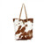 Myra Chestnut Hairon tote Bag - S-1285