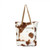 Myra Chestnut Hairon tote Bag - S-1285