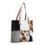MULTI PATCH COWHIDE TOTE BAG - S-1163