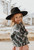 LADIES PINCH FRONT BLACK HAT
