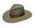 LADIES PINCH FRONT OLIVE HAT