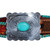 TROPICAL FOREST HAND-TOOLED LEATHER BELT S-3842