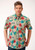 MENS S/S SHIRT PERFORMANCE Y/D ALLOVER PRINT - SNAP 01056 TRAIL RIDE TROPICAL 03-002-0064-0366 MU