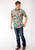 MENS S/S SHIRT PERFORMANCE Y/D ALLOVER PRINT - SNAP 01056 TRAIL RIDE TROPICAL 03-002-0064-0366 MU