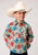 BOYS L/S SHIRT PERFORMANCE Y/D ALLOVER PRINT - SNAP 01056 TRAIL RIDE TROPICAL 03-030-0064-0366 MU