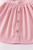 PINK VELVET RUFFLE SUSPENDER DRESS