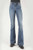 WOMENS JEAN 921 HIGH RISE FLARE FIT PLAIN BACK PKT LIGHT WASH 11-054-0921-2408 BU