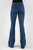 WOMENS JEAN 921 HIGH RISE FLARE FIT PLAIN BACK PKT HIGHRISE FLARE W/BELT 11-054-0921-2415 BU