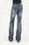 WOMENS JEAN ELLA TROUSER FIT TIN HAUL 2 FEATHER EMB BACK PKT OWS 10-054-0460-0021 BU