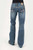WOMENS JEAN ELLA TROUSER FIT STEER HEAD EMB DECO BACK POCKET OWS 10-054-0460-0011 BU