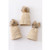 BEIGE KNIT POM POM BEANIE