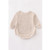 WHITE SANTA BABY BUTTOM ROMPER