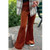 GOLDEN BROWN GIRLS FAUX VELVET PANTS