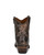 LD BLACK/BROWN EMBROIDERY & ZIPPER ANKLE BOOT L5917