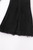 OPEN FRONT BLACK BELL BOTTOM JEANS
