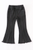 OPEN FRONT BLACK BELL BOTTOM JEANS