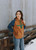 KIMES WOMEN'S AMIGO HOODIE FLEECE - BROWN