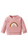BABY RAINBOW PATTERN WAFFLE LONG SLEEVE SWEATSHIRT - PINK