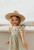GIRLS SAGE RUFFLE SUSPENDER DRESS