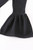 GIRLS BLACK BELL RUFFLE PANTS