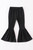 GIRLS BLACK BELL RUFFLE PANTS