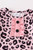 BABY GIRL PINK LEOPARD RUFFLE BABY ROMPER