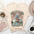 AMERICAN COWBOY WILD WEST GRAPHIC TOP - SOFT CREAM