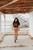 90'S VINTAGE CROP FLARE - BRANDIED MELON
