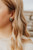 CONCHO OVAL STUD EARRINGS STYLE - 004